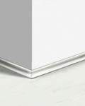 Quick-Step Kwadrant Plint QSVSCOT40136 Wit Carrara-Marmer - 17 x 17 x 2400 mm - productfoto