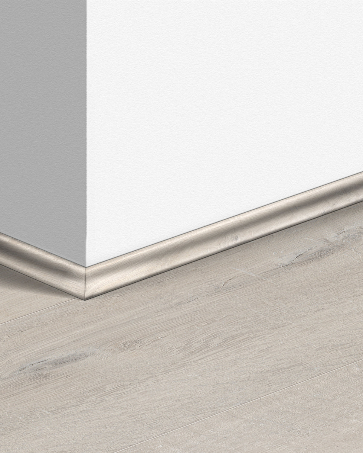 Quick-Step Kwadrant Plint QSVSCOT40200 Katoenwitte Eik Blush - 17 x 17 x 2400 mm - productfoto