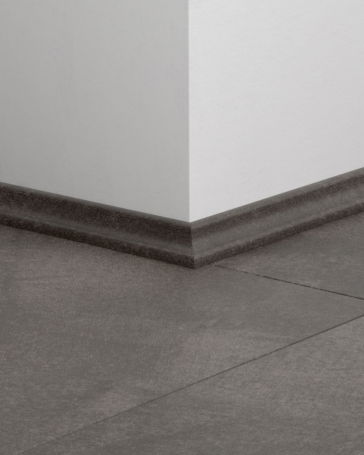 Quick-Step Kwadrant Plint QSVSCOT40326 Zacht Grafiet - 17 x 17 x 2400 mm - productfoto