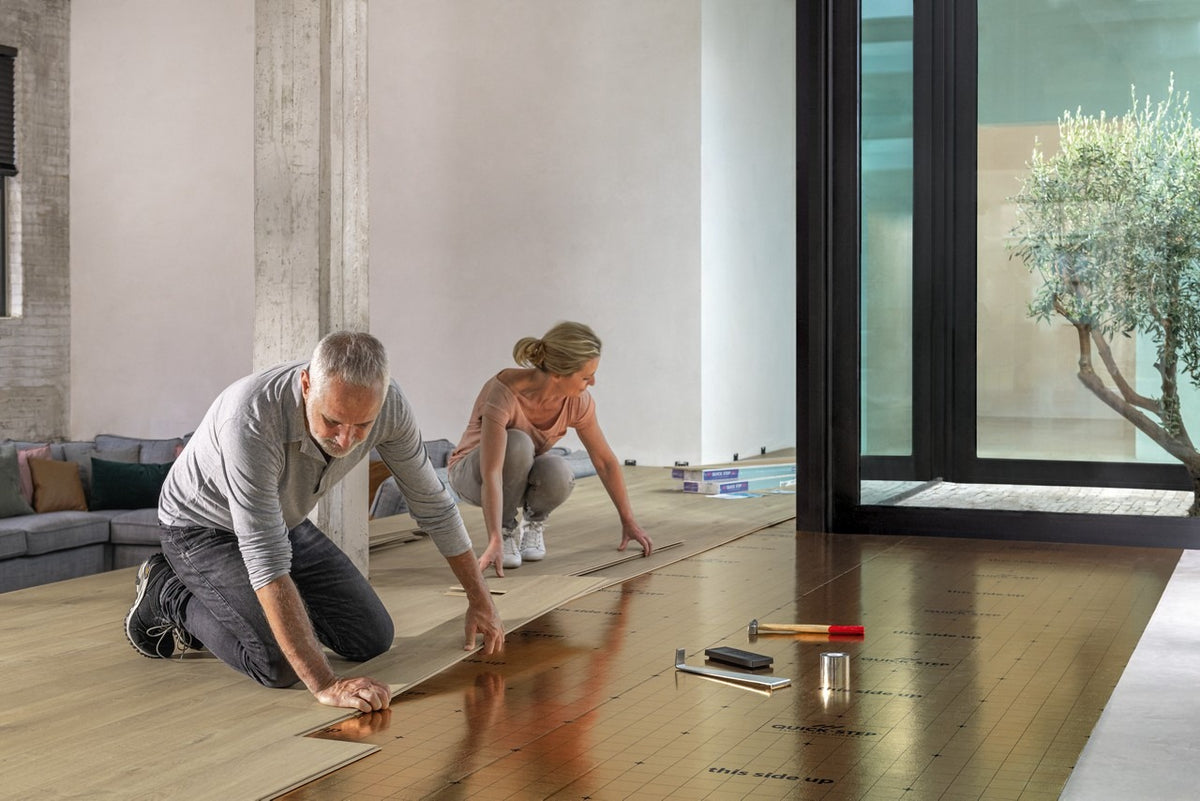 Laminaatvloer leggen met de Quick-Step Uniclic plaatsingsset