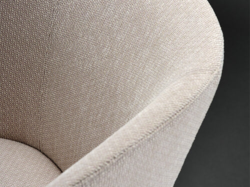Sedus on spot cosy ergonomische thuiswerk fauteuil beige-wit, detailfoto 1
