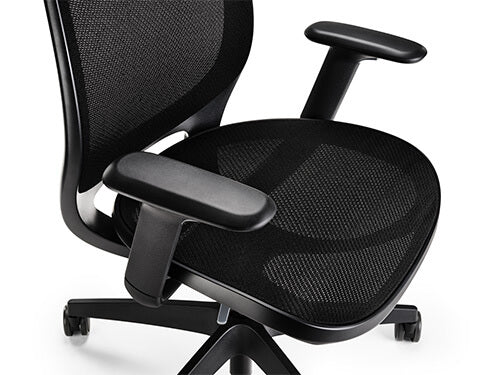 Sedus se:air ergonomische bureaustoel zwart, detailfoto 1