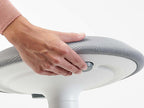 Sedus se:fit ergonomische zit-sta kruk wit-lichtgrijs, detailfoto 2