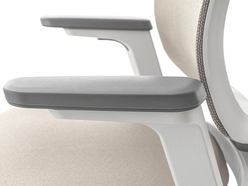 Sedus se:flex ergonomische bureaustoel wit-lichtgrijs, detailfoto 2