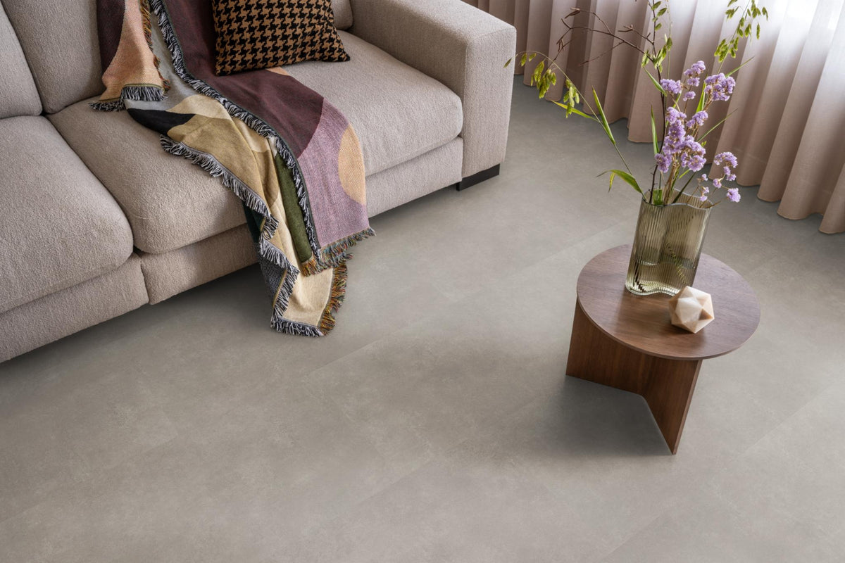 vtwonen Basic Dark Grey - Klik PVC Tegel - sfeerbeeld 2