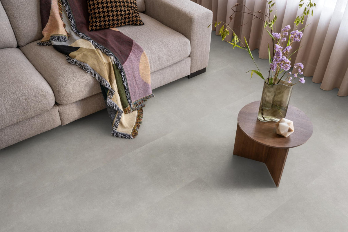 vtwonen Basic Light Grey - Klik PVC Tegel - sfeerbeeld 2