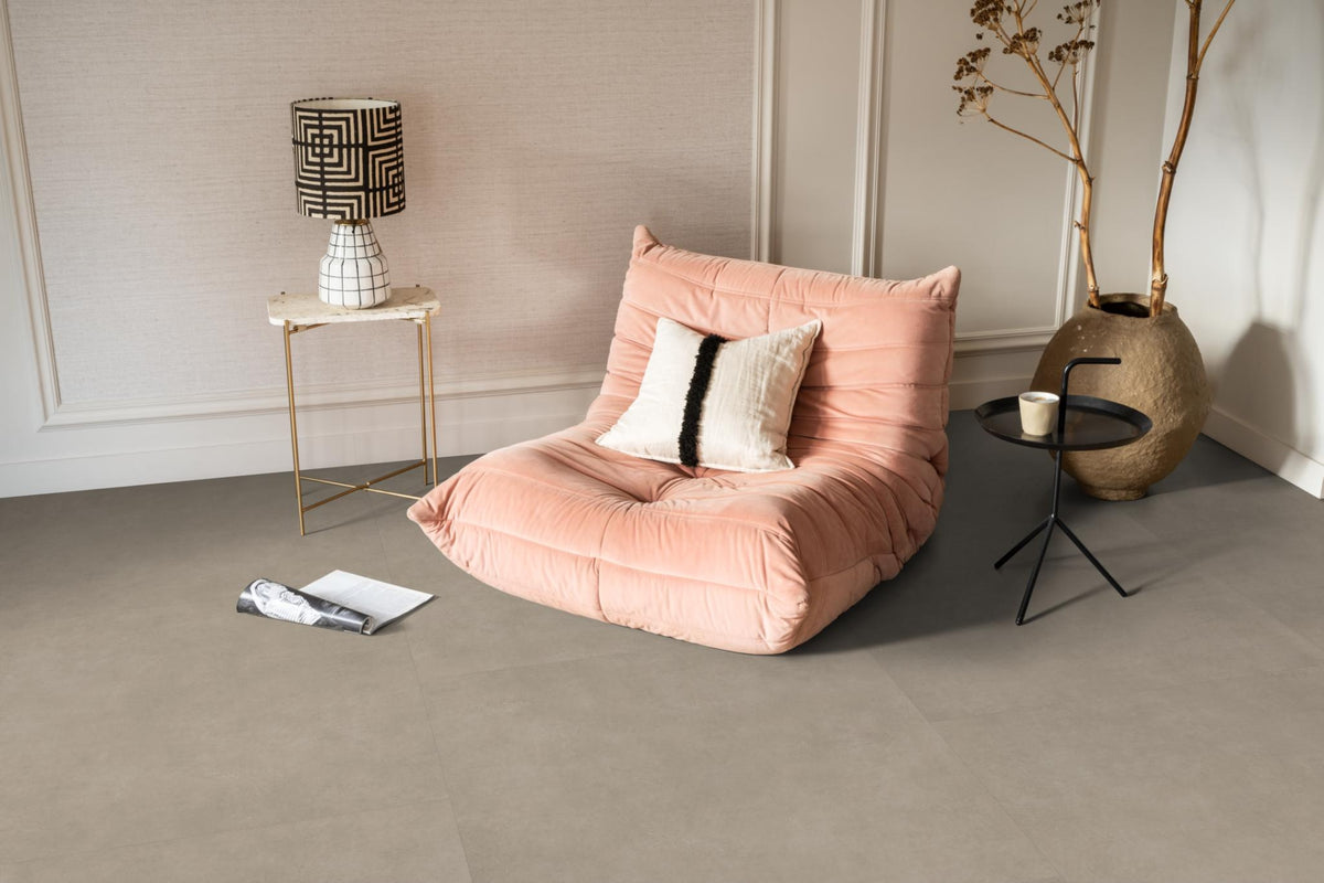 vtwonen Basic XL Sand - Plak PVC Tegel - sfeerbeeld