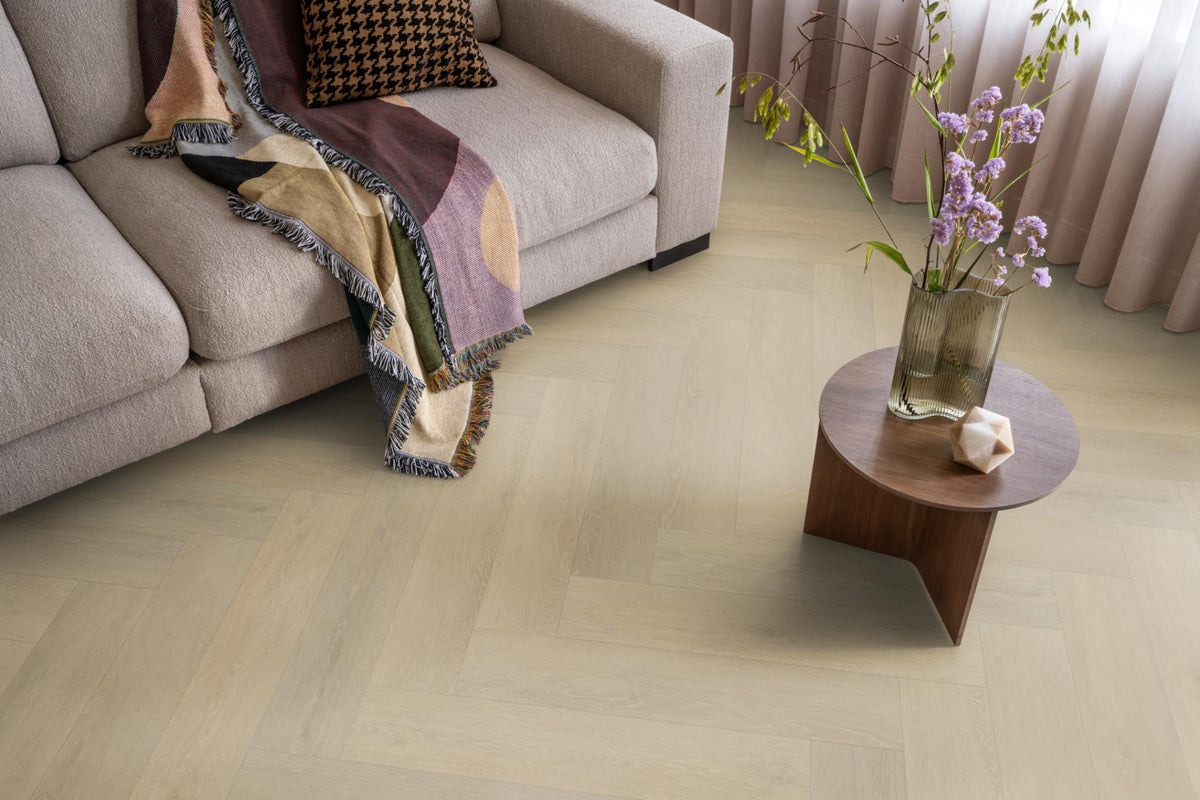 vtwonen Herringbone Natural - Klik PVC Visgraat - sfeerbeeld 2