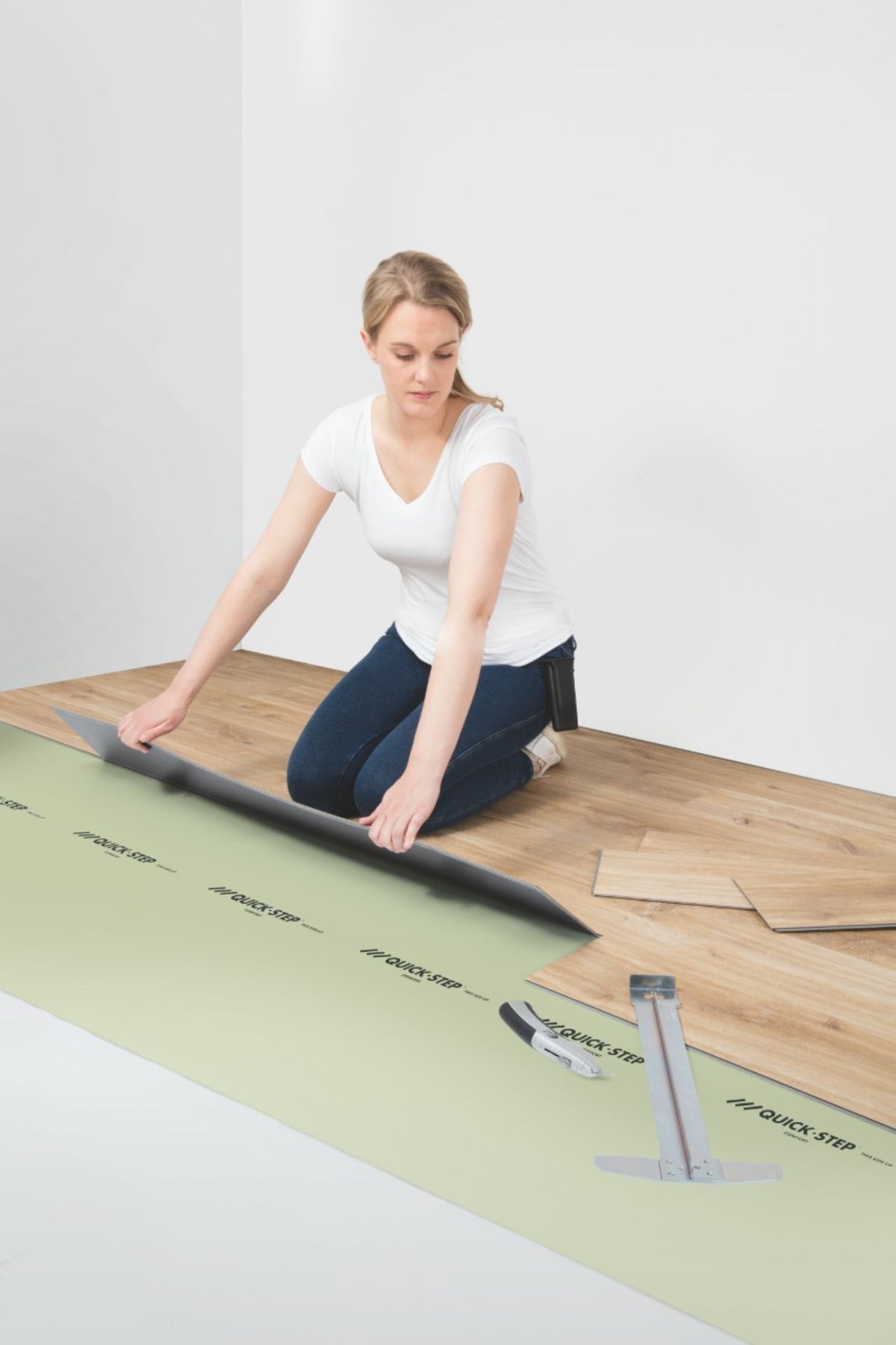 Quick-Step Comfort ondervloer 1,15mm - 8 dB - Voor egale ondergrond