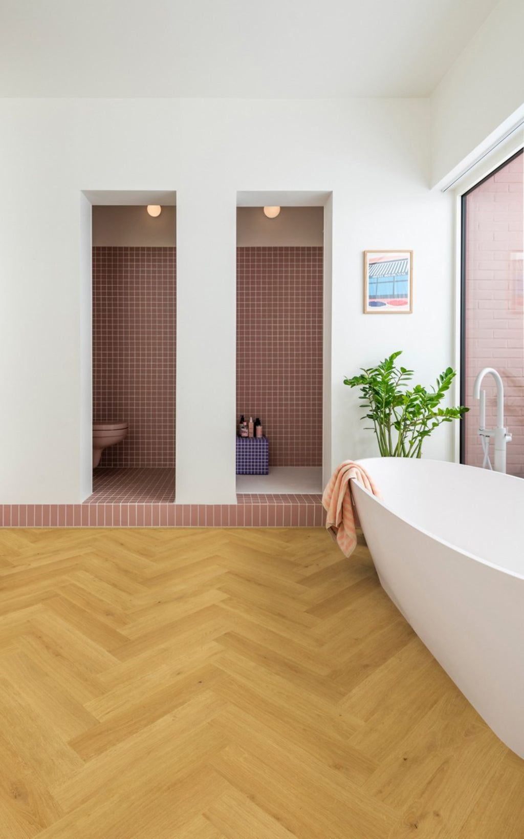 Staal Quick-Step Impressive Design IMD8247 Komijn Eik - Laminaat Visgraat