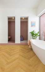 Staal Quick-Step Impressive Design IMD8247 Komijn Eik - Laminaat Visgraat