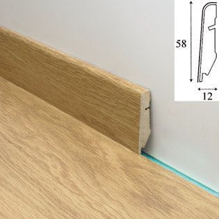 Quick-Step Plint in bijpassende kleur - 12 x 58 x 2400 mm