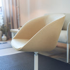 Sedus on spot cosy - Ergonomische Thuiswerk Fauteuil - Beige-Wit