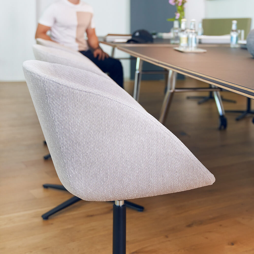 Sedus on spot cosy - Ergonomische Thuiswerk Fauteuil - Beige-Zwart