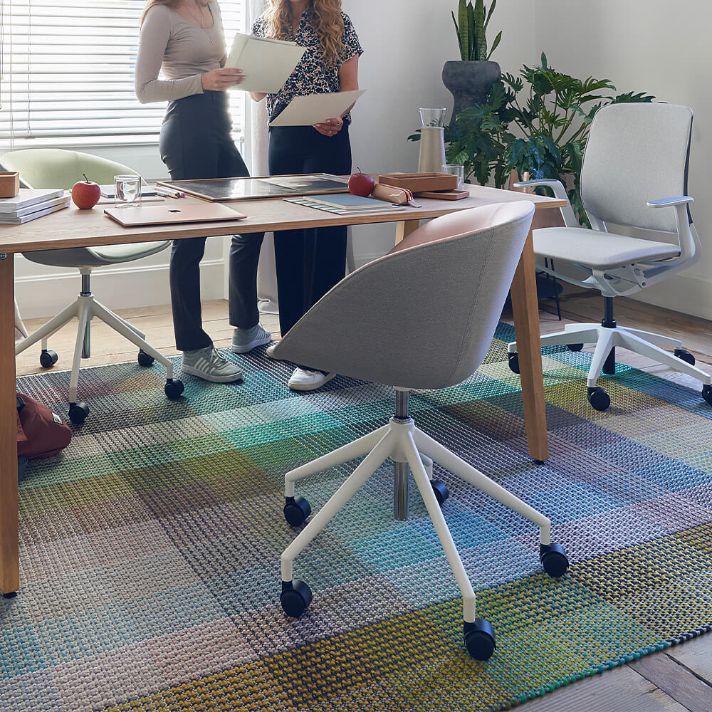 Sedus on spot cosy - Ergonomische Thuiswerk Fauteuil - Lichtgrijs-Wit