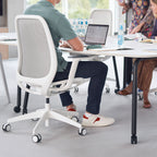 Sedus se:air - Ergonomische Bureaustoel - Wit-Lichtgrijs
