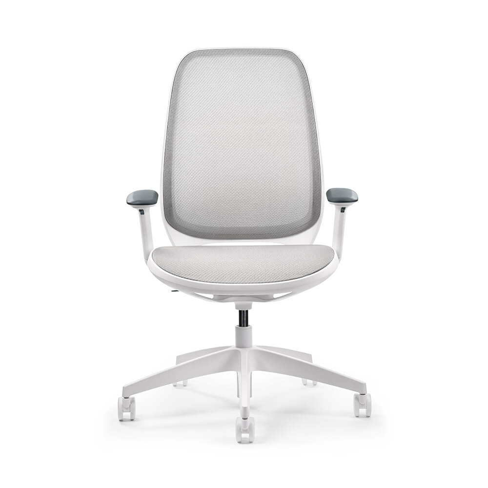 Sedus se:air - Ergonomische Bureaustoel - Wit-Lichtgrijs