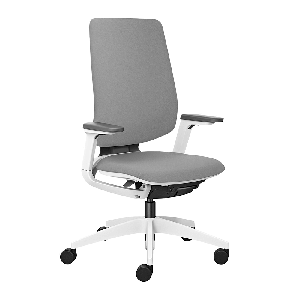Sedus se:flex - Ergonomische Bureaustoel - Wit-Lichtgrijs
