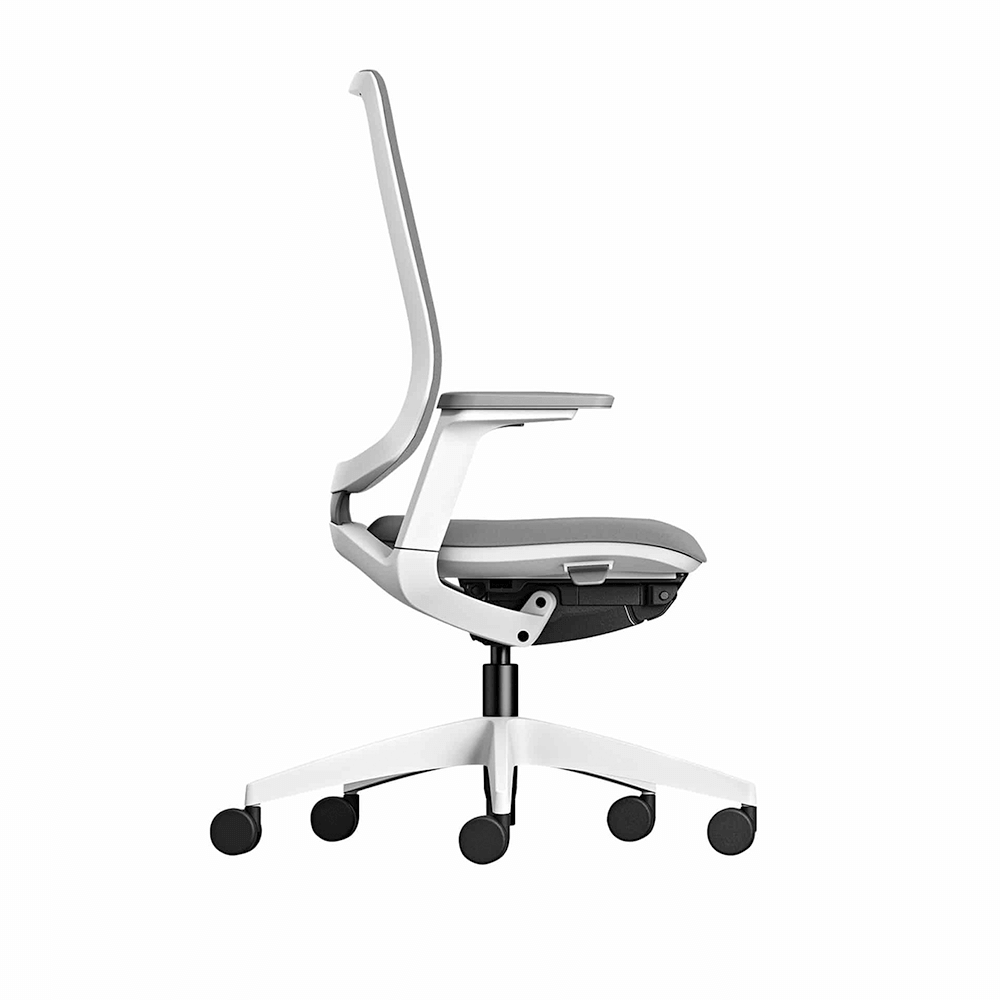 Sedus se:flex - Ergonomische Bureaustoel - Wit-Lichtgrijs