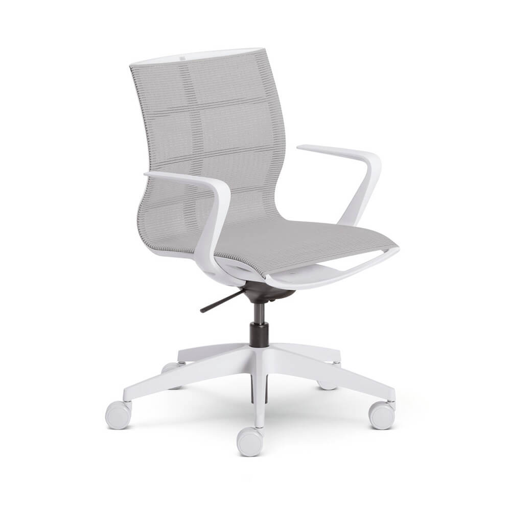 Sedus se:joy - Ergonomische Bureaustoel - Wit-Lichtgrijs