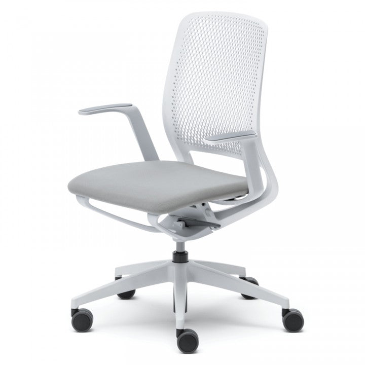 Sedus se:motion - Ergonomische Bureaustoel - Wit-Lichtgrijs