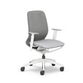 Sedus se:motion net - Ergonomische Bureaustoel - Wit-Lichtgrijs