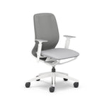 Sedus se:motion net - Ergonomische Bureaustoel - Wit-Lichtgrijs