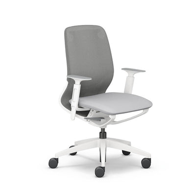 Sedus se:motion net - Ergonomische Bureaustoel - Wit-Lichtgrijs