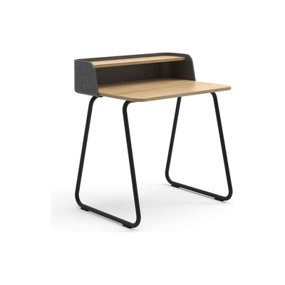 Sedus Secretair Home - Klein Thuiswerk Bureau - Zwart-Houtlook - 80 x 60 cm