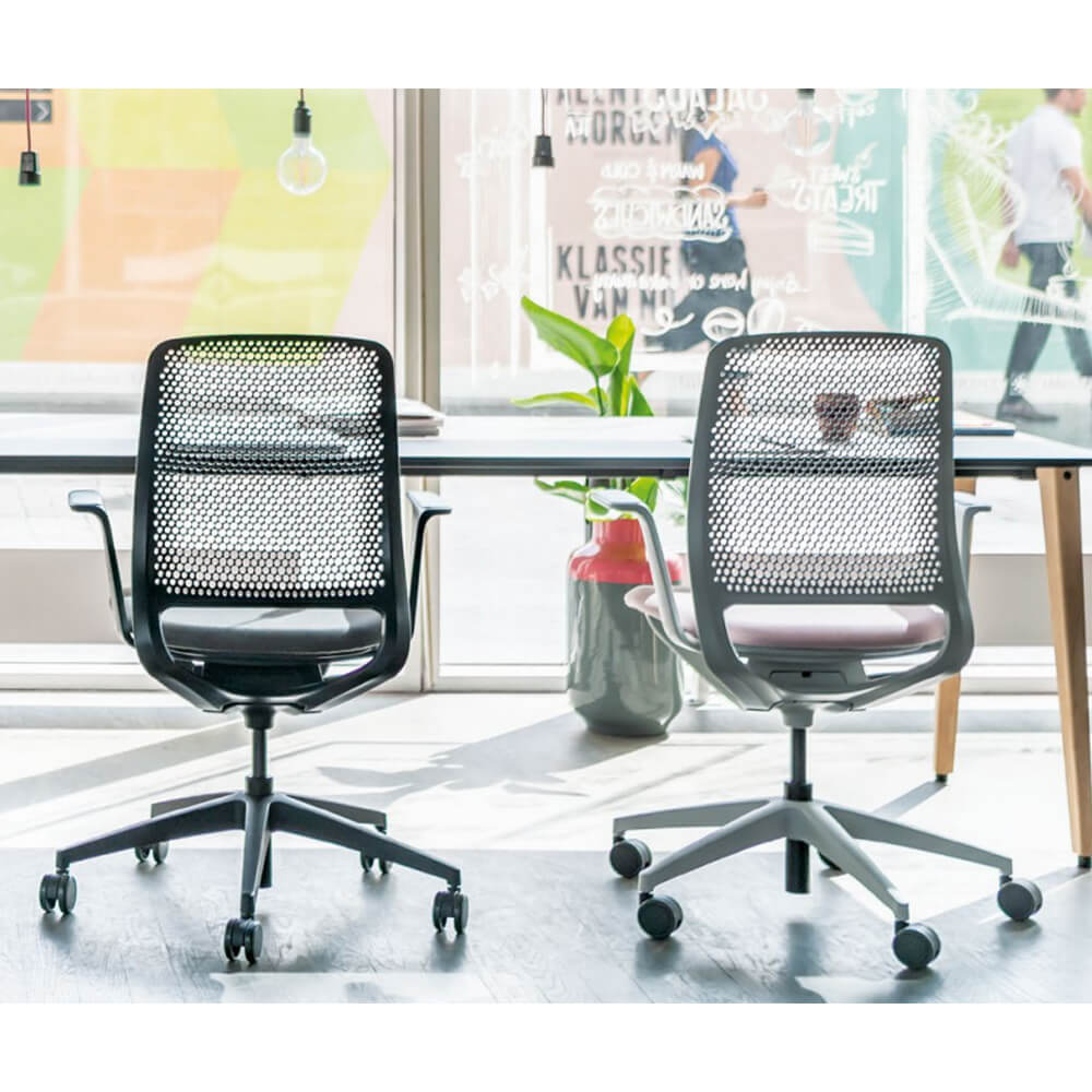 Sedus se:motion - Ergonomische Bureaustoel - Wit-Lichtgrijs