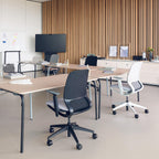 Sedus se:motion net - Ergonomische Bureaustoel - Wit-Lichtgrijs