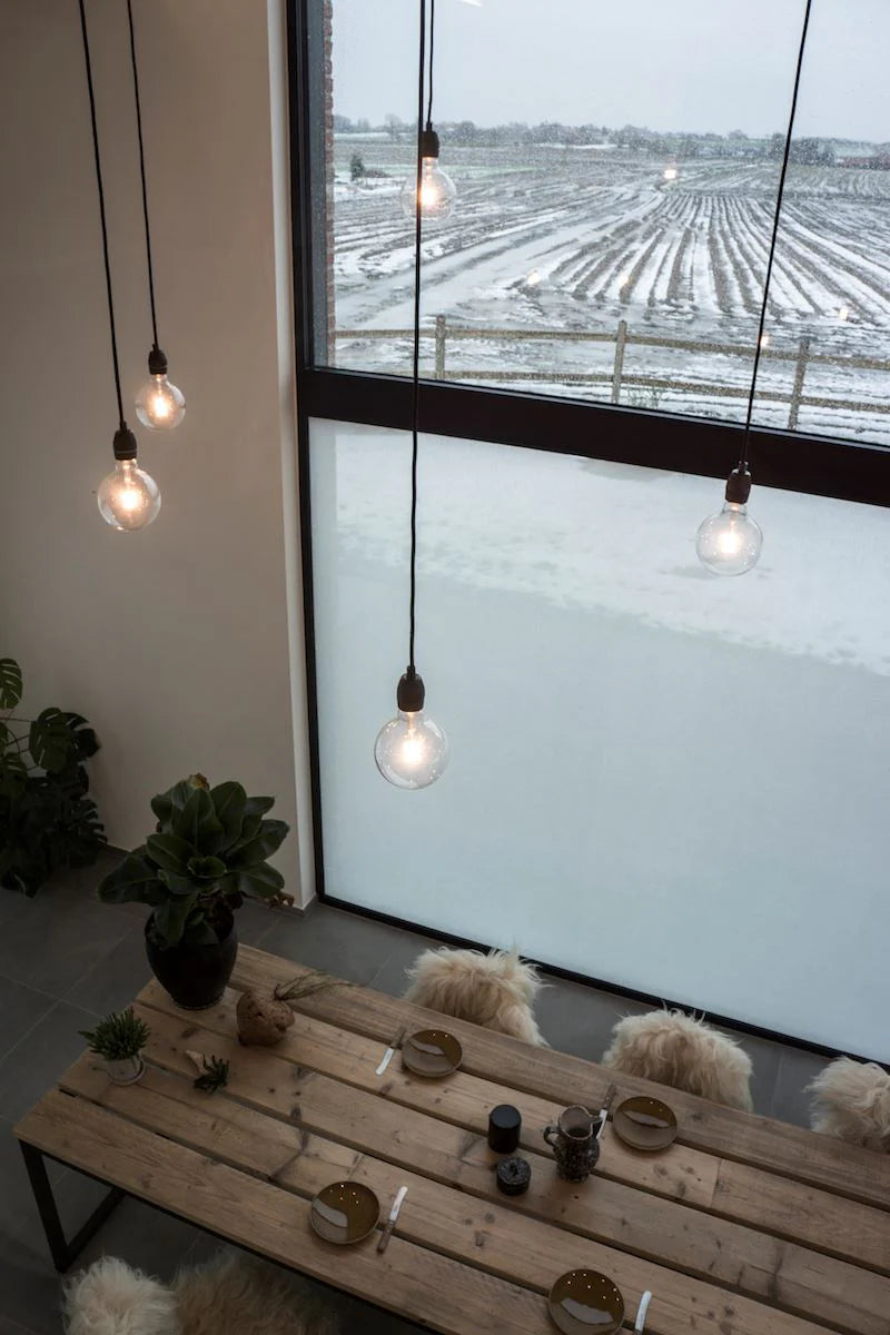 Squid Raamtextiel op maat Chalk - Wit
