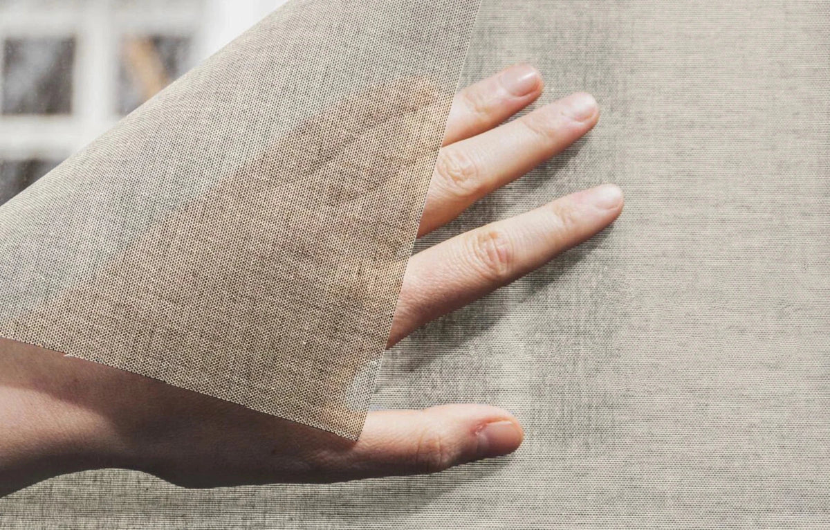 Squid Raamtextiel op maat Oak - Beige