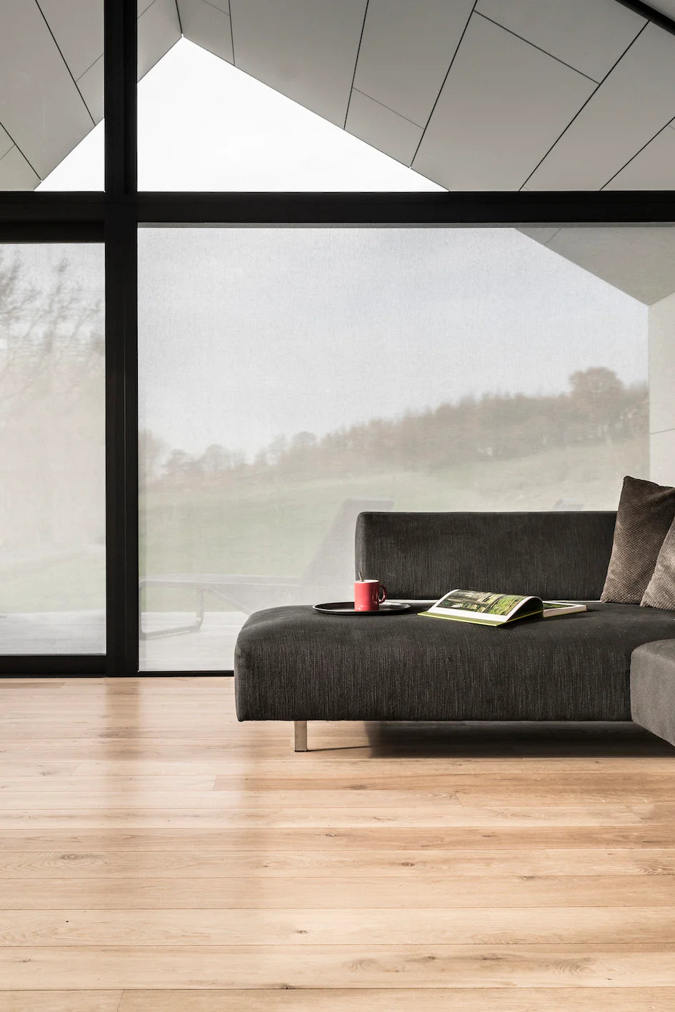 Squid Raamtextiel op maat Oak - Beige