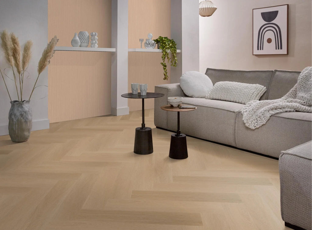 Staal Structuurpanelen hout - Licht eiken beige (2 stuks)