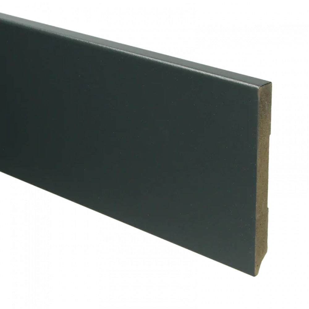 Trots MDF Plint Antraciet - Modern - RAL 7016 - 12 x 120 x 2440 mm