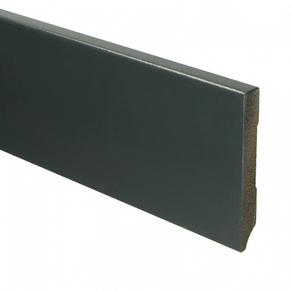 Trots MDF Plint Antraciet - Modern - RAL 7016 - 12 x 70 x 2440 mm