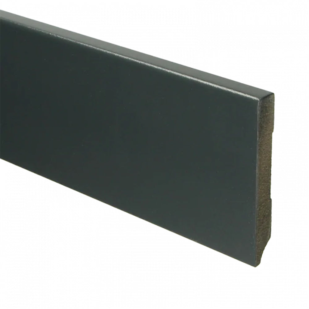 Trots MDF Plint Antraciet - Modern - RAL 7016 - 12 x 94 x 2440 mm