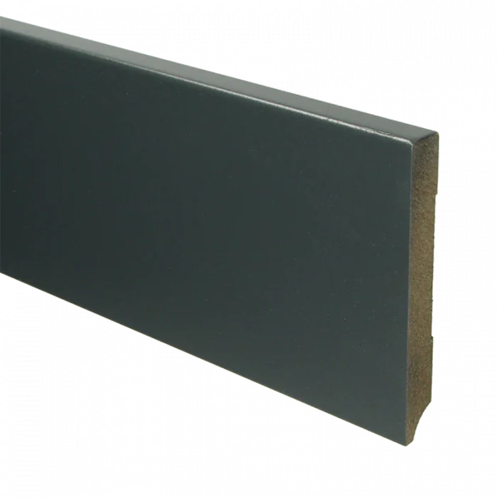 Trots MDF Plint Antraciet - Modern - RAL 7016 - 15 x 120 x 2440 mm