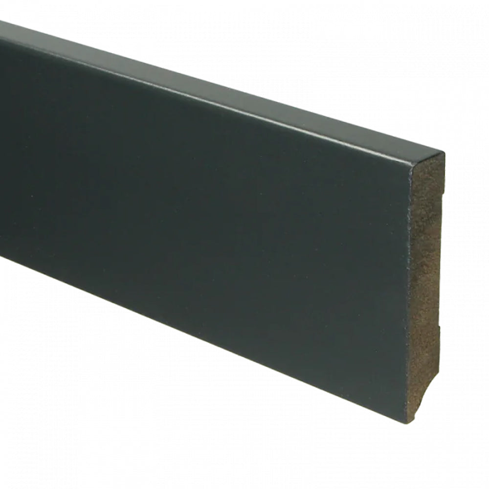 Trots MDF Plint Antraciet - Modern - RAL 7016 - 15 x 94 x 2440 mm