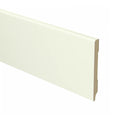 Trots MDF Plint Gebroken Wit - Modern - RAL 9010 - 9 x 94 x 2440 mm