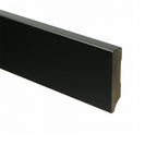 Trots MDF Plint Gitzwart - Modern - RAL 9005 - 15 x 70 x 2440 mm