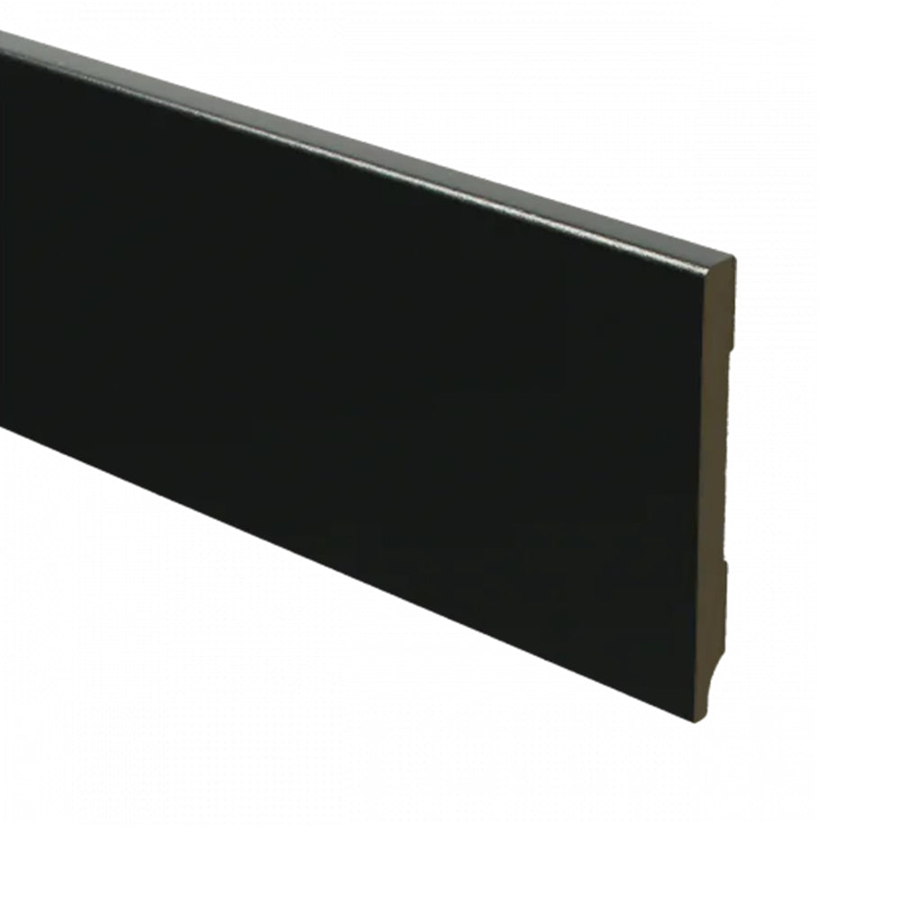 Trots MDF Plint Gitzwart - Modern - RAL 9005 - 9 x 94 x 2440 mm