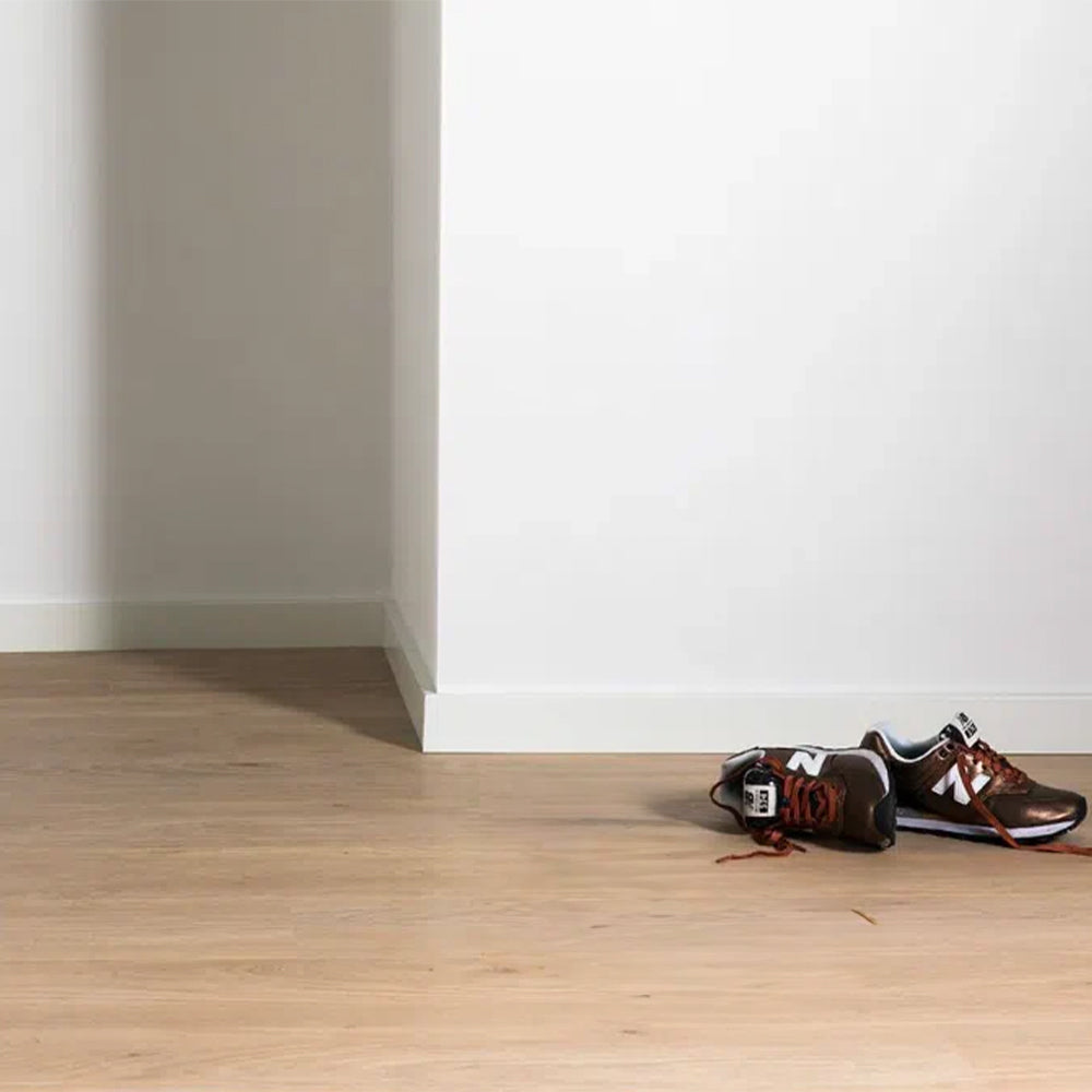 Trots MDF Plint Verkeerswit - Modern - RAL 9016 - 15 x 94 x 2440 mm