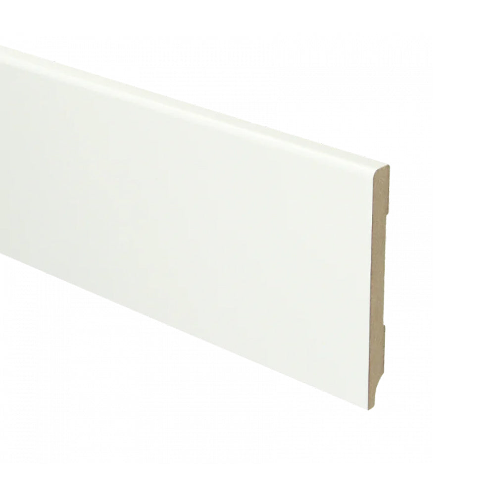 Trots MDF Plint Verkeerswit - Modern - RAL 9016 - 9 x 94 x 2440 mm