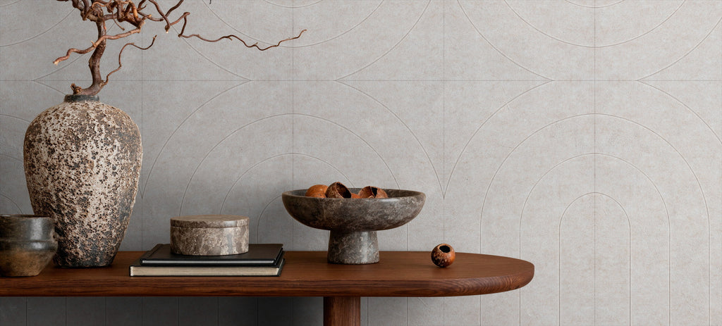 Staal Vilt panelen Flow - Beige