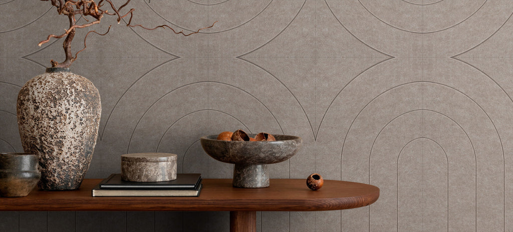 Vilt panelen Flow - Taupe