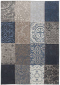 Outlet - Louis de Poortere vloerkleed - Vintage 8108 Blue Denim 170 x 240 cm