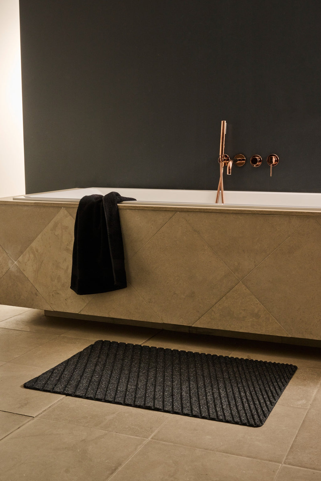 WaterHog® Dégradé Antraciet – Droog- en schoonloopmat - 55 x 85 cm