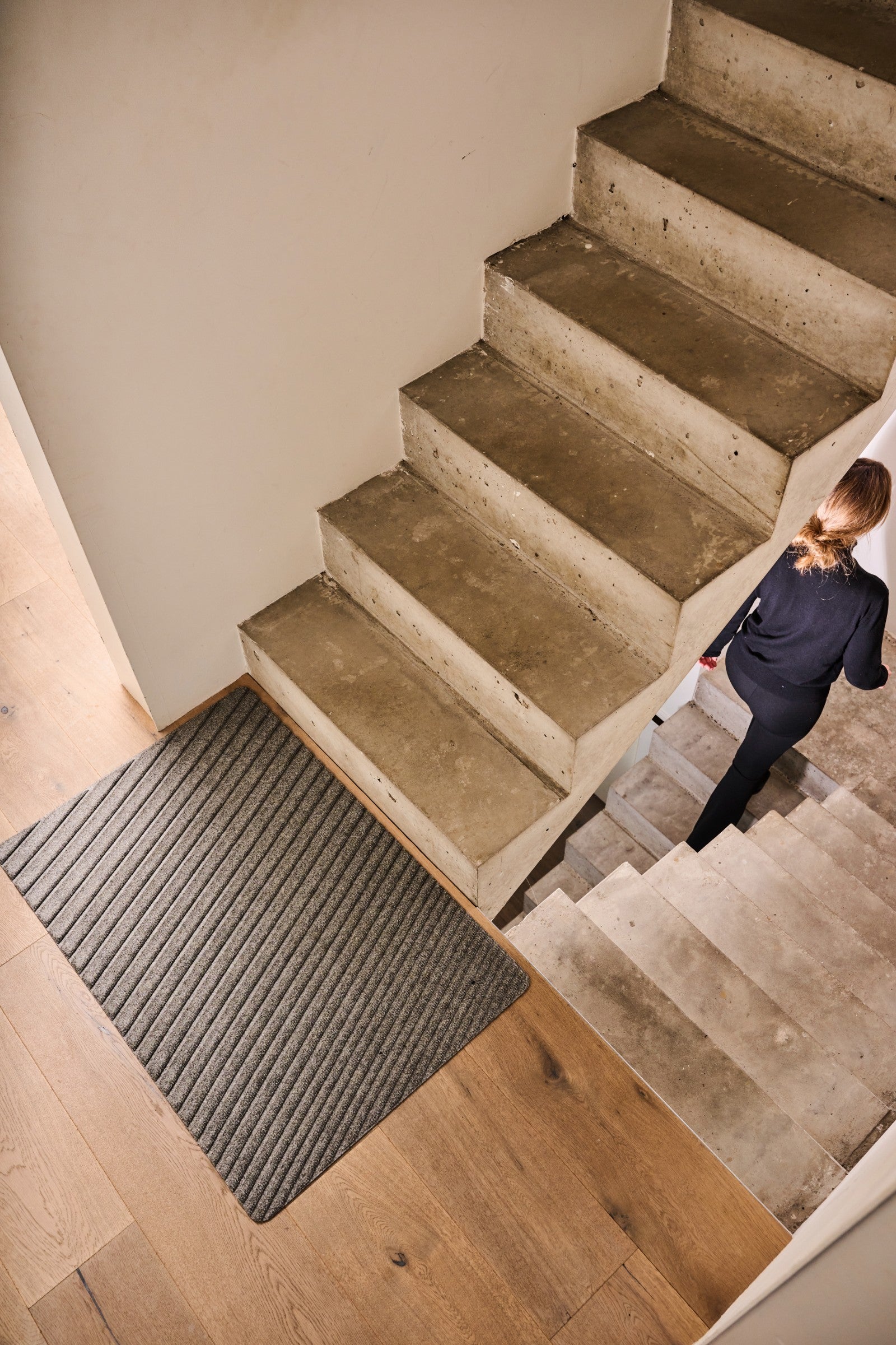 WaterHog® Dégradé Grijs – Droog- en schoonloopmat - 55 x 85 cm